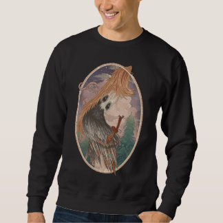 Sweatshirt Chemise vintage à motif d'oiseau | Style ancien ré