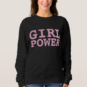 Sweatshirt Chemises et sweats-shirts GIRL POWER BLACK
