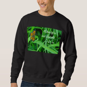 Sweatshirt Chemises noires petit papillon