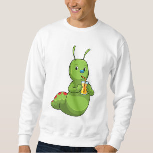 Sweatshirt Chenille avec verre de jus d'orange