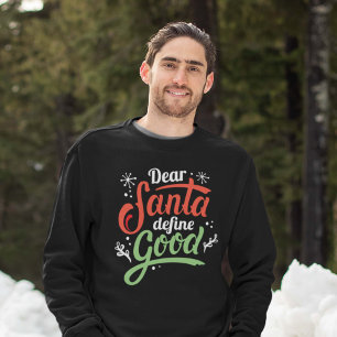 Sweatshirt Cher Père Noël définir le bien