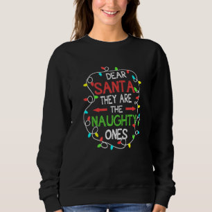 Sweatshirt Cher Père Noël Ils Sont Les Vilains  Joyeux Noël