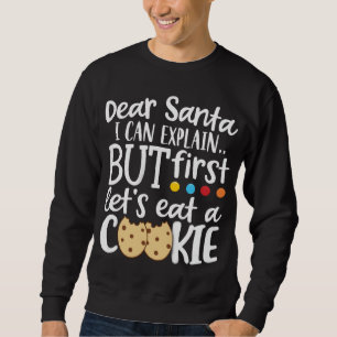Sweatshirt Cher Père Noël, je peux expliquer Noël mignon