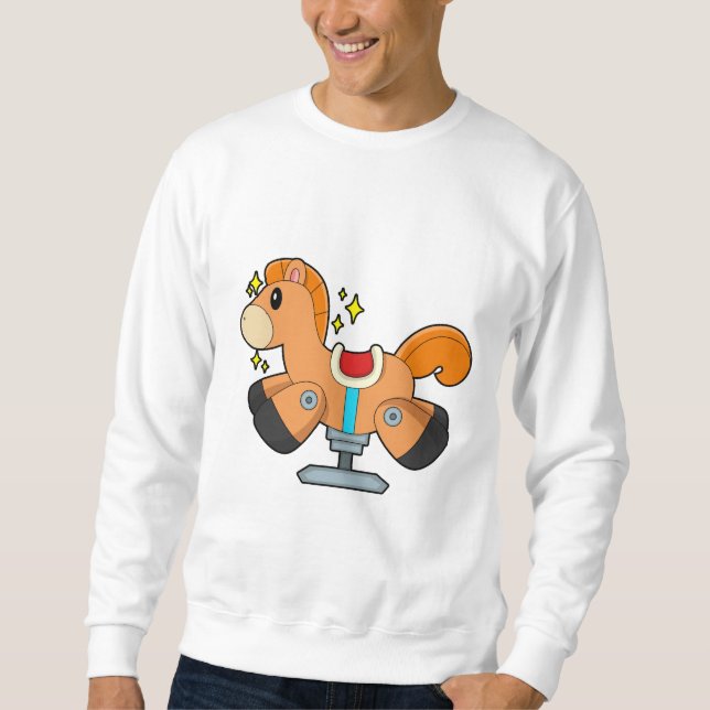 Sweatshirt Cheval à roche (Devant)