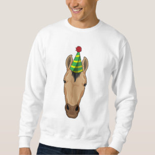 Sweatshirt Cheval avec chapeau de fête