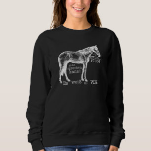 Sweatshirt Cheval Dire Rider