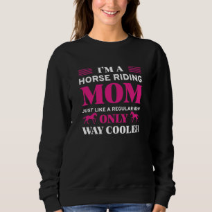Sweatshirt Cheval équitation maman