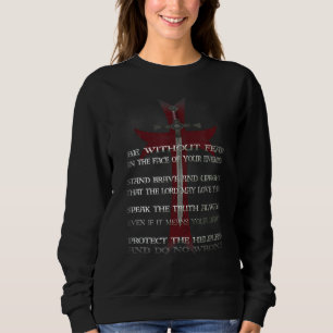 Sweatshirt Chevalier de Templar Crusader