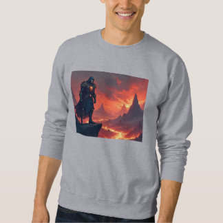 Sweatshirt Chevalier noir de flamme