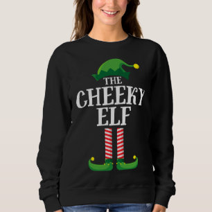 Sweatshirt Chevelé Elf Matching Famille Groupe Noël