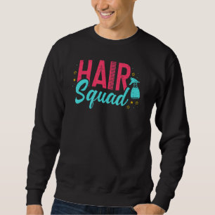 Sweatshirt Cheveux Dresser Cheveux Salle Salon Coiffeur Barbi
