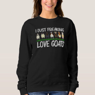 Sweatshirt Chèvre cool Pour Hommes Femmes Ferme De Chèvre Dom