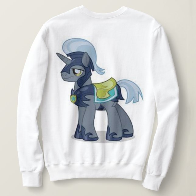 Sweatshirt chèvre heureuse (Design dos)