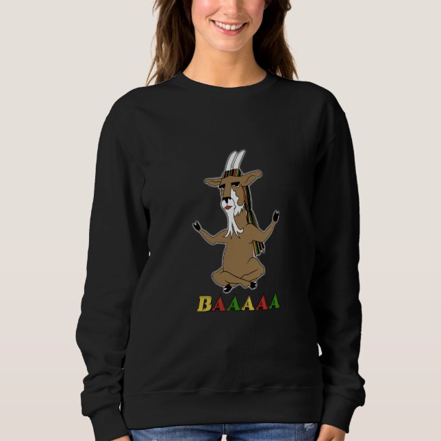 Sweatshirt Chèvre Rasta (Devant)