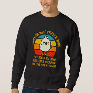 Sweatshirt Chicken Wing Chicken Wing Hot Dog Et Bologne Todd