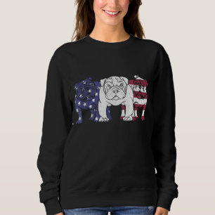 Sweatshirt Chien à chien de taureau américain cadeau de drape