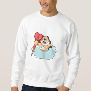Sweatshirt Chien aux fléchettes avec Dart