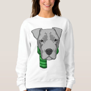 Sweatshirt Chien avec Écharpe