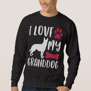 Sweatshirt Chien berger allemand Grand-mère Grand-père Grand-