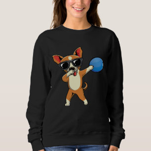 Sweatshirt Chien Chihuahua Mignon Dabant Disque de Frisbee po