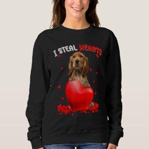 Sweatshirt Chien Cocker Spaniel Anglais Je Vole Coeur Mignon 