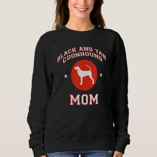 Sweatshirt Chien courant noir et feu Maman 1