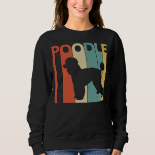 Sweatshirt Chien de caniche vintage