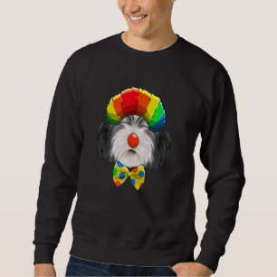 Sweatshirt Chien de cirque clown polonais Lowland