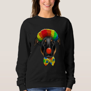 Sweatshirt Chien de cirque de Beauceron clown
