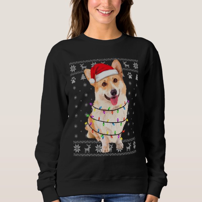 Sweatshirt Chien de Corgi 2 (Devant)