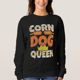 Sweatshirt Chien de Corn Queen Stick Chiens Chien de Corne St