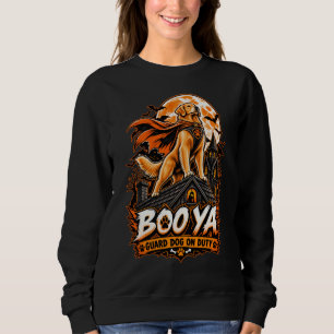 Sweatshirt Chien de Garde Boo Ya en Service Retriever Doré Ha