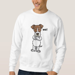 Sweatshirt Chien de Terrier renard de fil têtu