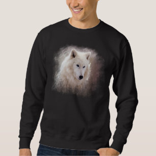 SWEATSHIRT CHIEN DE TRAÎNEAU SIBÉRIEN BLANC