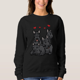 Sweatshirt Chien écossais de Terrier Aberdeen Terrier