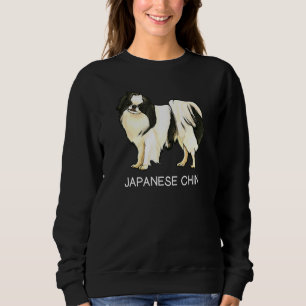 Sweatshirt Chien fou Chin japonais