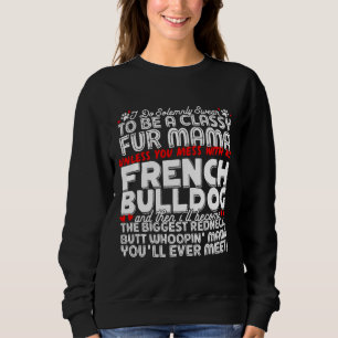 Sweatshirt Chien Frenchie Bulldog Français