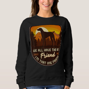 Sweatshirt Chien hongrois Vizsla Retro 5