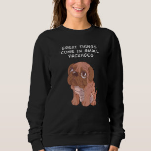 Sweatshirt Chien pliant Shar Pei Bordeaux Grand Chien Danse C