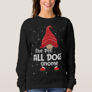 Sweatshirt Chiens de compagnie Gnome Famille Correspondant No