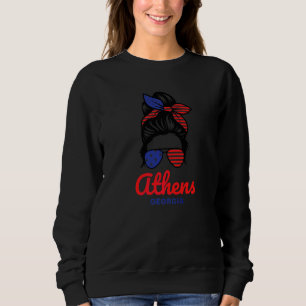Sweatshirt Chignon Décoiffé Rétro Athens Géorgie  