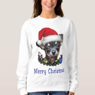 Sweatshirt Chihuahua chiens Noël