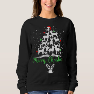 Sweatshirt Chihuahua Christmas Tree Joyeux Noël