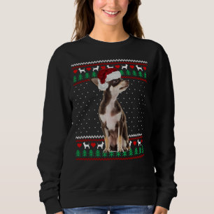 Sweatshirt Chihuahua Ugly Christmaser Chien Père Noël