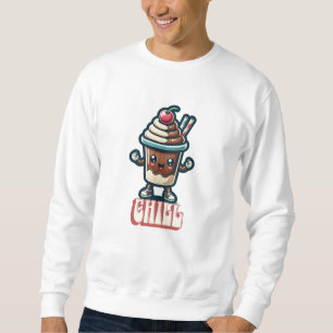 Sweatshirt Chill Chocolat Milkshake Pun