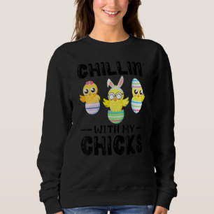 Sweatshirt Chillin' Avec Mes Épouses Jour de Pâques