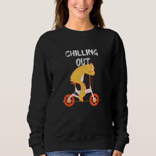 Sweatshirt Chilling Out Sloth Vacances Sloth Tour été Holi ét