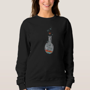 Sweatshirt Chimie I Microscope De Laboratoire Tube D'Essai Po