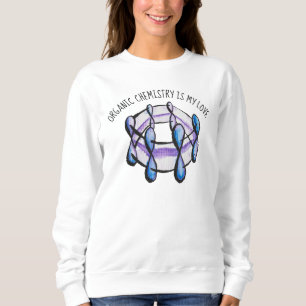 Sweatshirt Chimie organique de la molécule de benzène