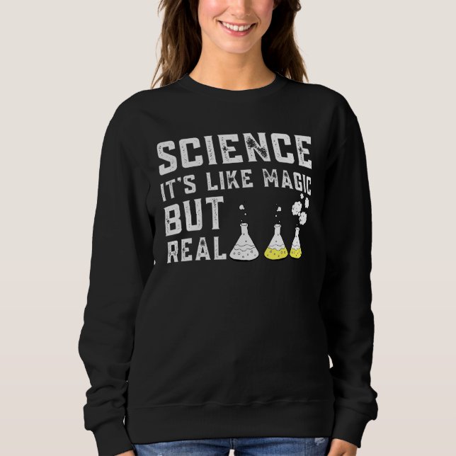 Sweatshirt Chimie Sciences Chimie Science Chimiste Nerd (Devant)
